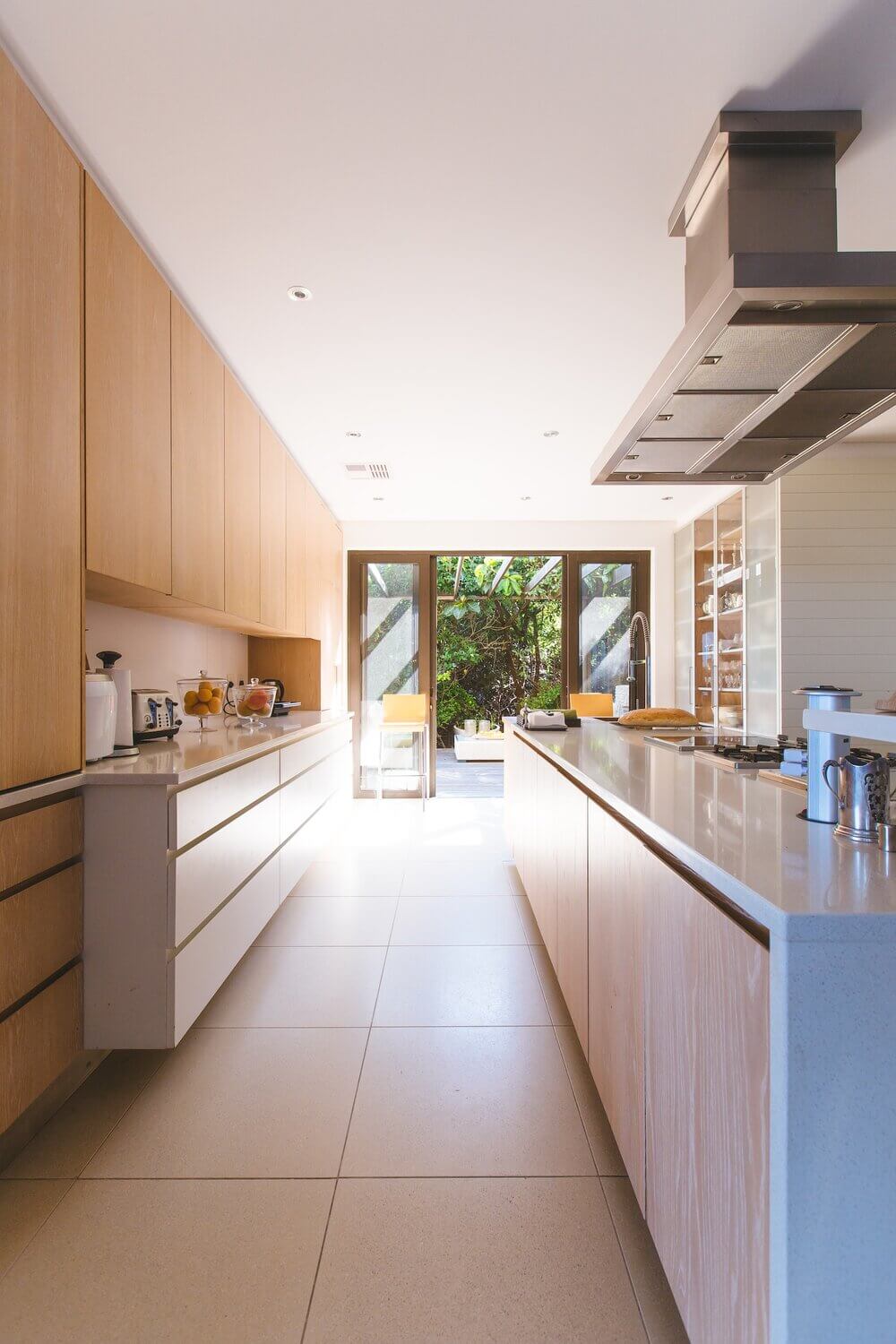 interior view of a new kitchen